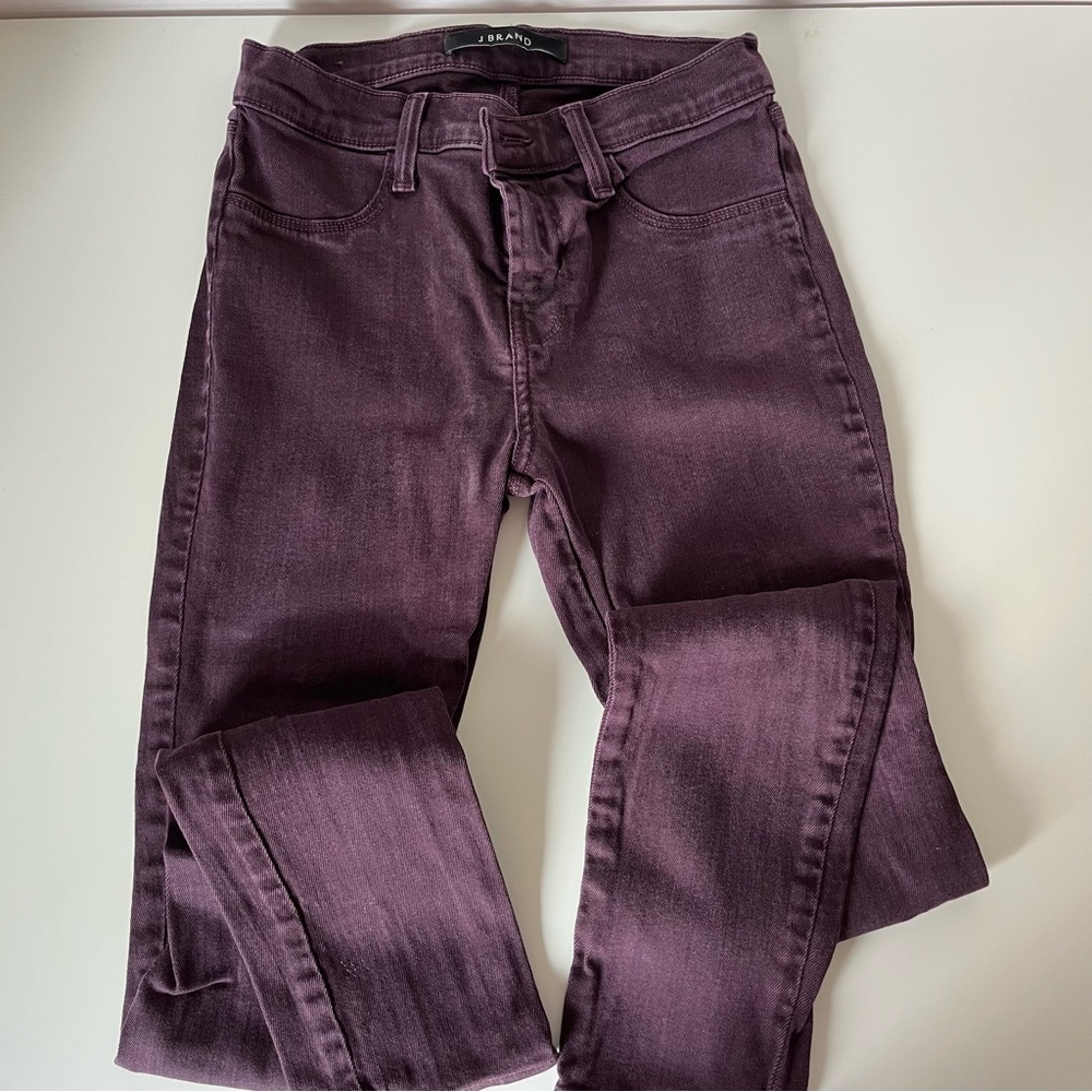 Women's J Brand Purple Super Skinny Jeans - size 26